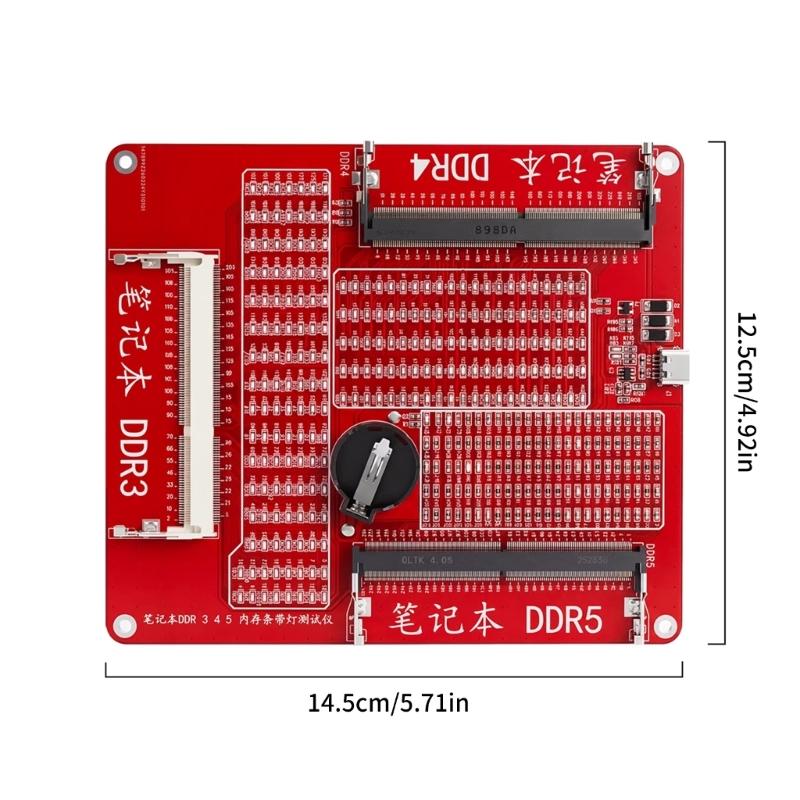Universal DDR3 DDR4 DDR5 DIMM Memory Module Tester For PC Laptop And Gaming With Easy Installation