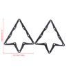 2Pcs Triangle Sports For Magic Pool Table Thin Reusable Cue Accessories Placing Billiard Rack Practical Ball Holder Positioning
