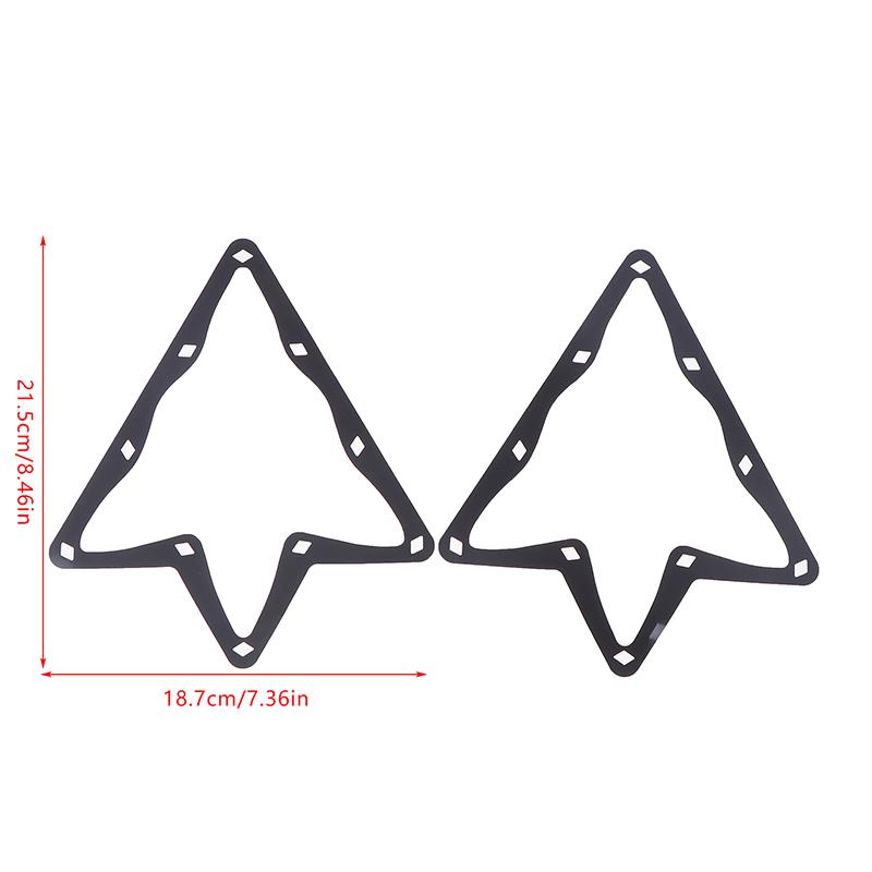 2Pcs Triangle Sports For Magic Pool Table Thin Reusable Cue Accessories Placing Billiard Rack Practical Ball Holder Positioning