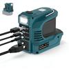 180W Power Inverter Dc 18V/21V To Ac 220V Usb Type-C Dc Adapter For Multi-Brand 18V-21V Lithium Batteries Tools