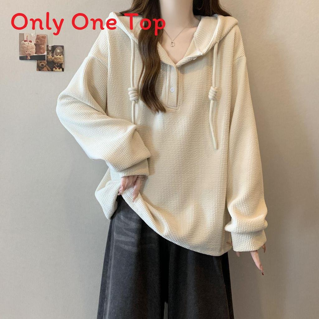 Style Oversized Hoodie With Polyester Fabric And Drawstring For Casual Office Wear