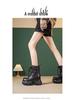Women's Thick Sole Soft Cowhide Martin Boots with Inside Heel - 2025 Autumn/Winter Fashion Versatile Short Boots