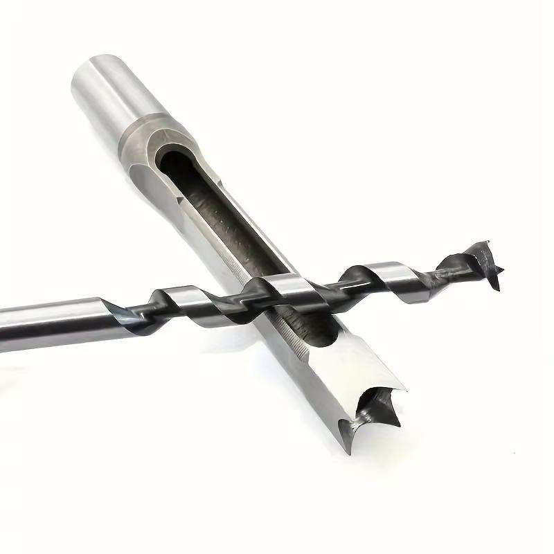 Vierkantlochbohrer Holzbearbeitungsbohrwerkzeuge Schnecke Einsteckmeißel Bohrerset DIY Möbel Vierkant Holzbearbeitungsbohrer