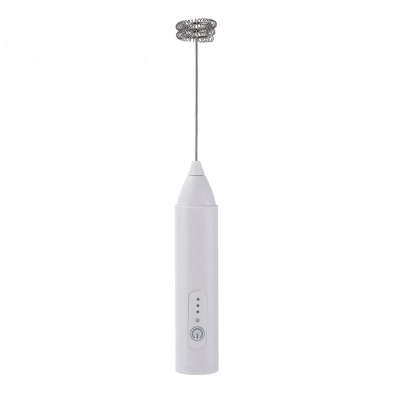 1Pc MINI Milk Frother USB Rechargeable 3 Speeds Foam Maker Coffee Whisk Mixer Electric Handle Blender Egg Beater Hot Cooking Tools