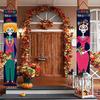 Day Porch Sign Skull Couplet Hanging Flag Halloween Supplies Halloween Couplet Banners Ornaments