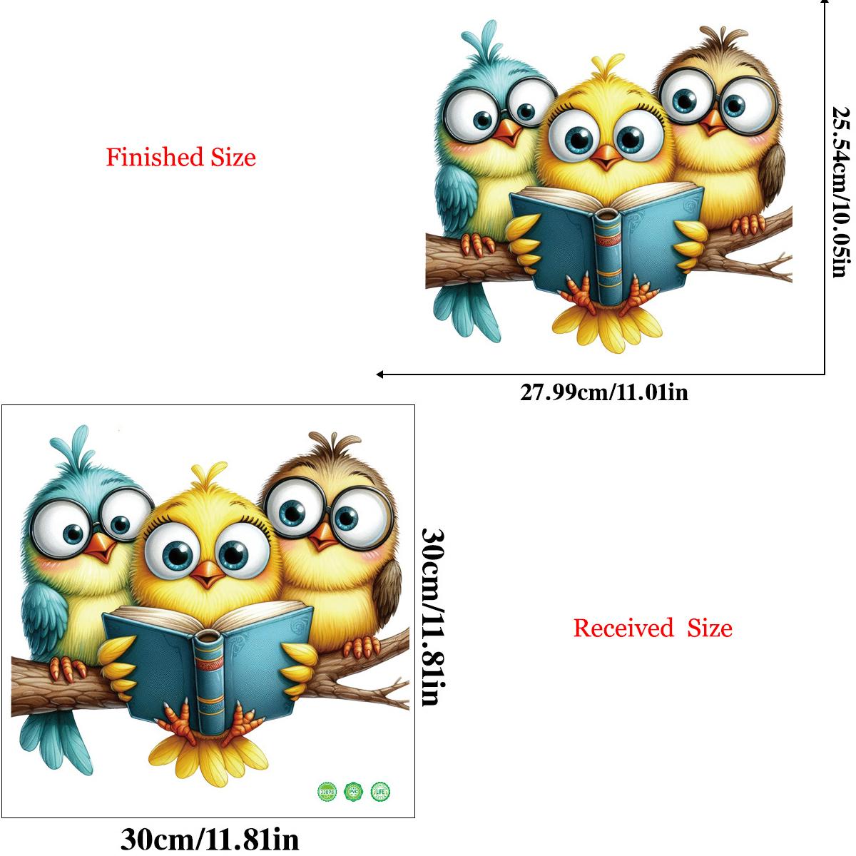 

Креативные милые наклейки на стену с птицами и ветвями деревьев для детской спальни, настенные фоновые наклейки для украшения стола as pic