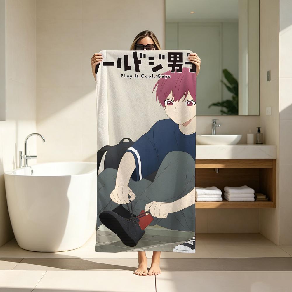 Anime C-Cool Doji D-Danshi Towel Microfiber soft Beach Towel for Travel Fitness Sauna Bathing Camping
