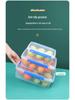 Rectangular Transparent Food-Grade Plastic Storage Box with Lid for Microwave and Refrigerator