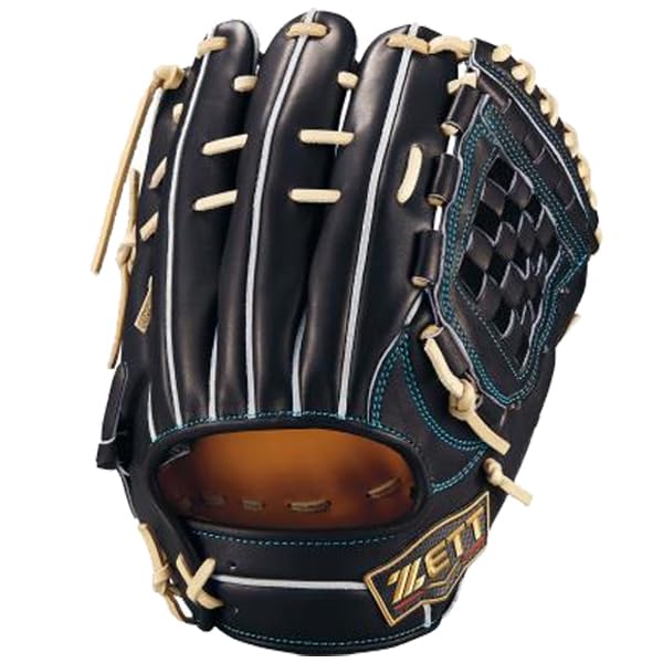 

ZETT Pro Status SE Baseball Glove for Second and B Size Made in BPROG564SG Shortstop, Black/Pastel (1932), 4, Japan,