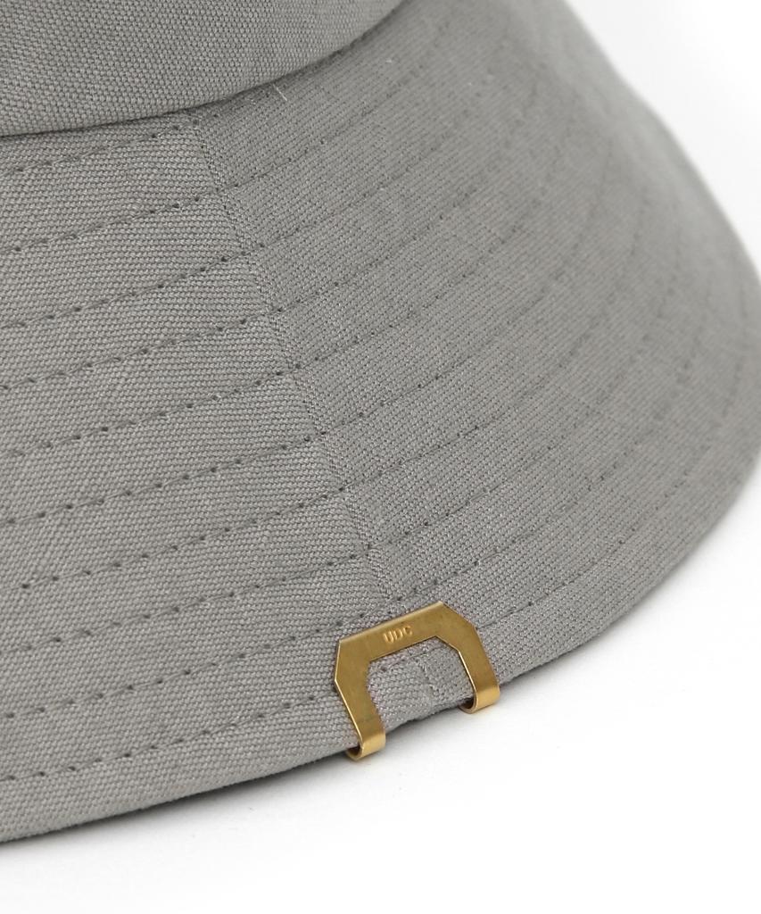Eondeokeonteulolseutyudio Linen Bucket Hat Hide Bucket / Linen / Grey