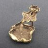 Antique Brass Incense Burner Lotus Leaf Reflux Ornaments Solid Pure Copper Frog Home Decor Fragrance Products Accessories
