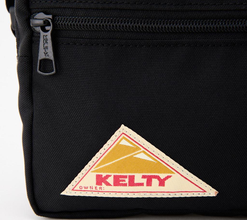 KELTY Outdoor Shoulder Bag ES RECTANGLE ZIP SHOULDER S 14cm x 23cm x 7cm Black 3259270926