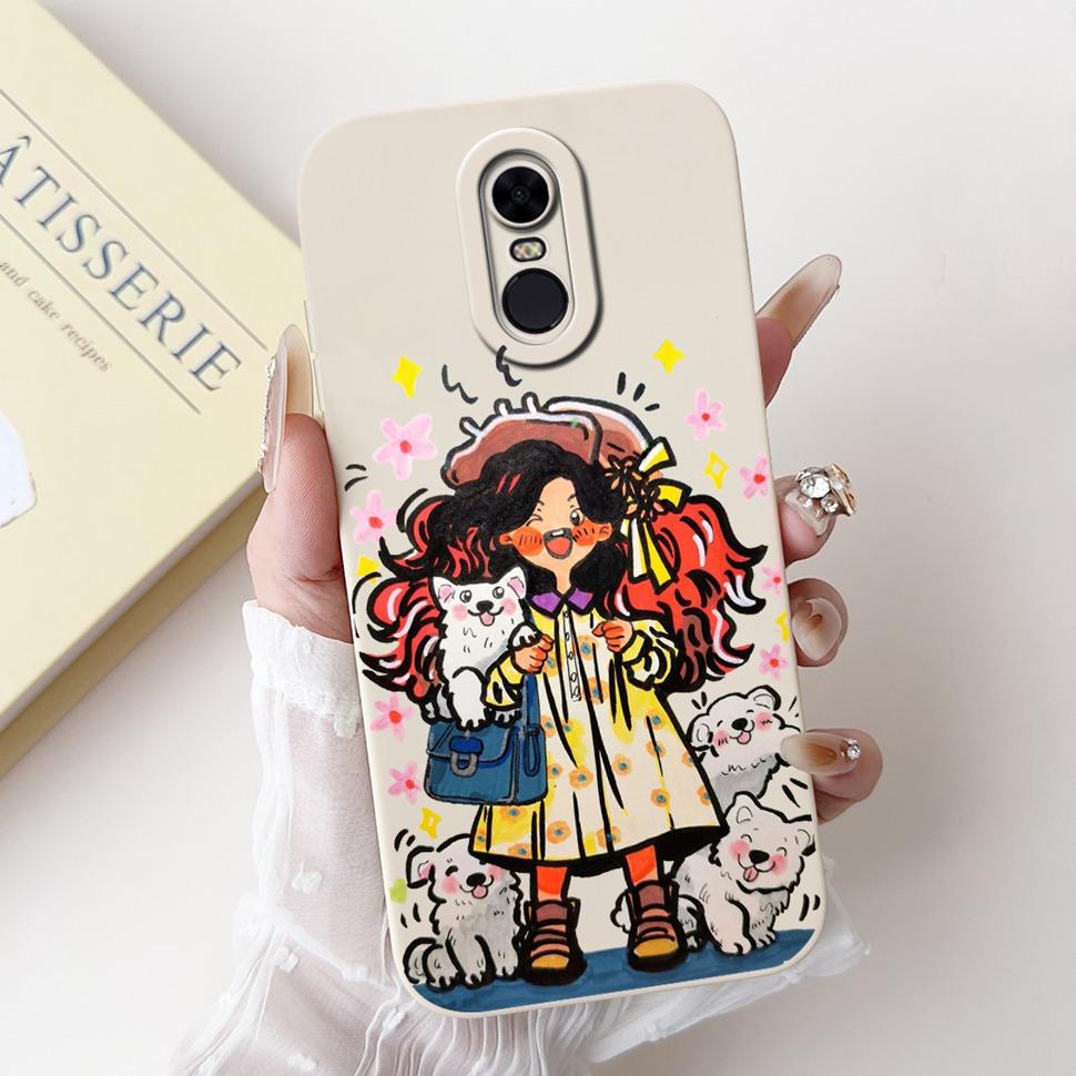 Husă Colorată cu Model Pentru Xiaomi Redmi 5 Plus Note 5 Subțire Huse din Silicon Moale Pentru Redmi5 Plus (Redmi Note5) Coperta Coque