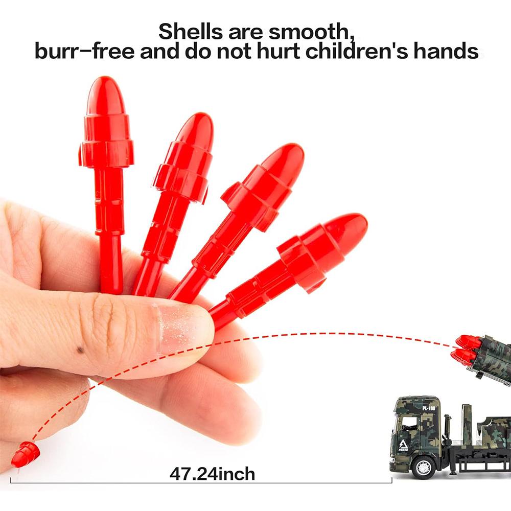 1/32 PL-180 PL-180 odpalovač raket Model vojenského vozidla se světly a zvuky Autíčko s třecím pohonem z kovové slitiny pro děti Chlapci Dívky Dospělí