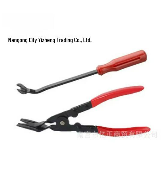 

Плоскогубцы для разборки фар и инструмент для снятия пластиковых заклепок Pliers + Screwdriver Set красный