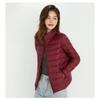 Womens Lightweight Hooded Short Down Jacket 91% White Duck Fill Regular Fit Casual Office Wear
