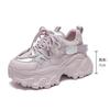 2025 spring new dad shoes women's popular platform heightening shoes fashionable retro sports shoes versatile casual women's shoes