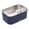 Electric Lunch Box Portable Lunch Warmer Stainless Steel Food Container Leakproof for Car Home Office Use Purple Yellow