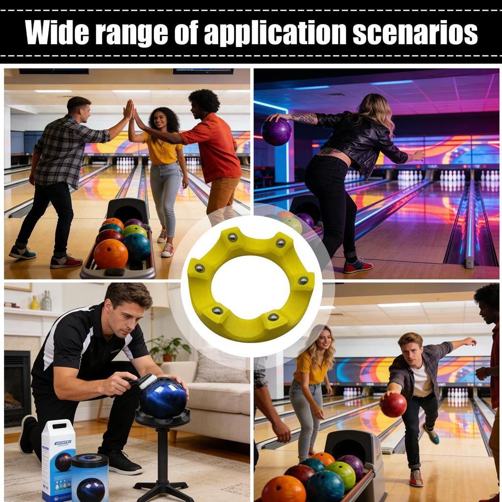 Supporto Girevole a 360 Gradi per Palla da Bowling Supporto Girevole per Palle di Ricambio Accessori da Bowling Per Prestazioni Ottimali