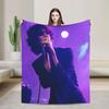 Super Soft Blanket Camping SSOMBR World Tour Throw Blanket  Flannel Bedspread For Couch Chair Print Sofa Bed Cover