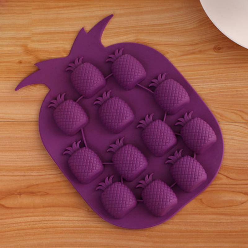 Ice Cube Freeze Mold Tray Pineapple Shape Bar Party Drink Ice Maker Mould