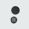 Black Carbon Fiber Car Engine Start Button Cover For Alfa Romeo Giulia 2017-