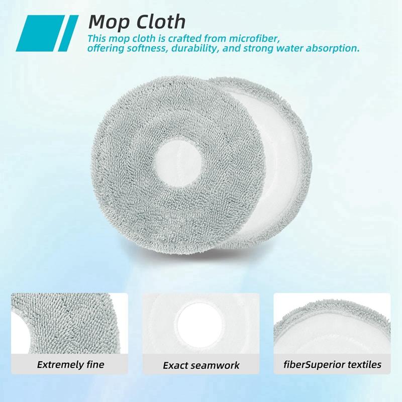 Robot Vacuum Cleaner Replacement Kit For Dreame L20 Ultra / L30 Ultra: Brushes, Filters, Mop Pads, Etc.