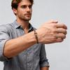 New 7 Colors Ocean Style Anchor Bracelet For Men Stainless Steel Buckle Adjustable A Grade Thin String Braslet Hand Accessories