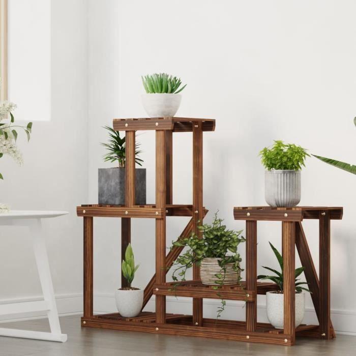 VidaXL Support à fleurs 90x25x73,5 cm bois massif de sapin 362875