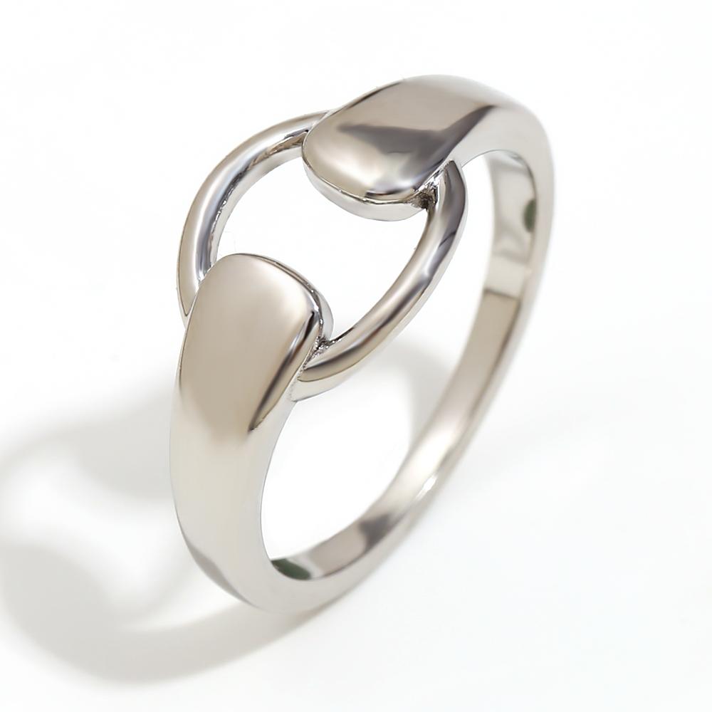 MamacitaSlay Daily Simple Design 18K Gold Plated Silver Color Titanium Rings women trendy women s stainless steel jewelry 7