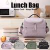 Thickened Lunch Bag PEVA Insulated Bag Handbag Picnic Bag  Food Fresh