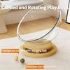 Cat House Cat Condo Space Capsule Cat Nest Pet Bed Cat Bed Cat Toys Solid Wood Acrylic Turntable
