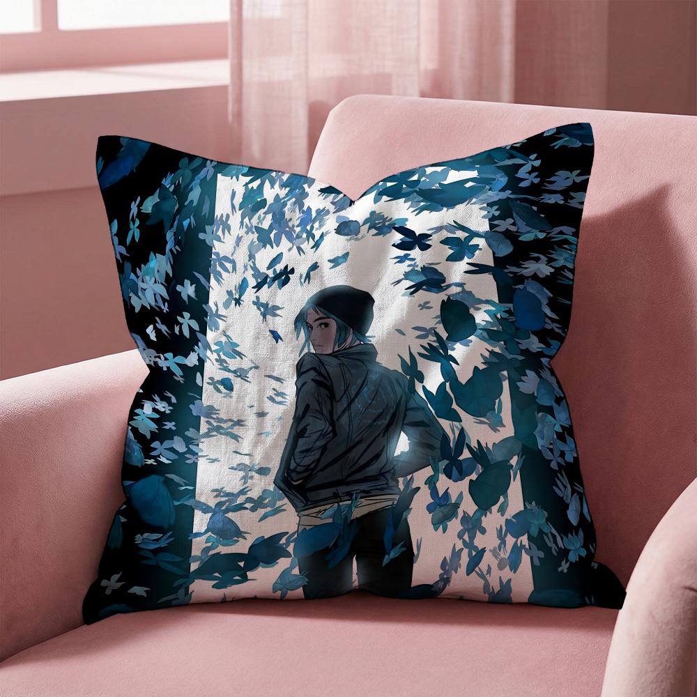 Life Is S-Strange Cushion Cover Multi-Scene Pillow Cover for Home & Car - Reversible, Soft & Durable for Daily Use