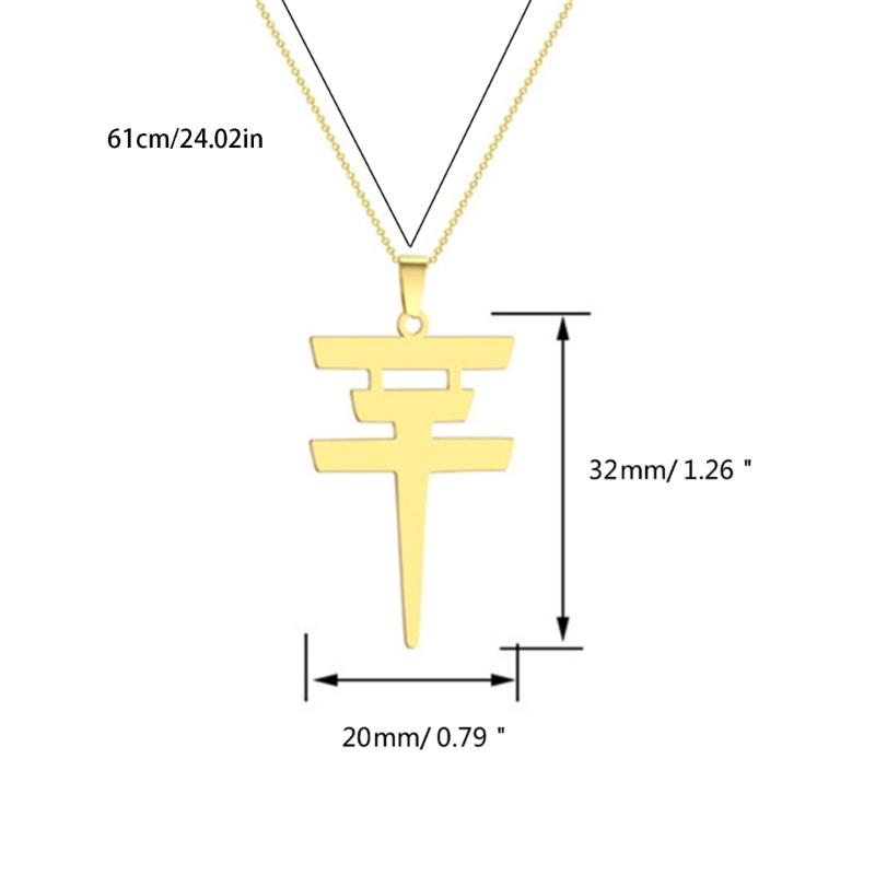 Geometric Necklaces Ornament with Flash Pendant Dainty Clavicle Chain Adornment