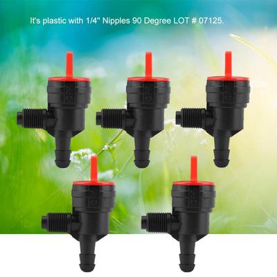 10x Plastic 1//4 In-Line Straight Fuel Gas Cut Shut Off Valves For Lawn Mower