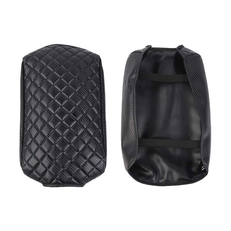 

Накладка на подлокотник центральной консоли для Jeep Wrangler JK 2007-2010, аксессуары для салона автомобиля углеродного волокна черного