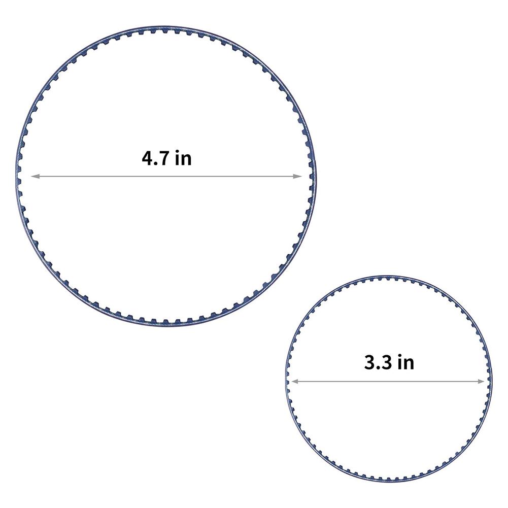 High Quality 2pcs/set Brand New Yard Belt Vacuum Parts Belt Kit Blue For Polaris 360/380 Polyurethane Pool Cleaners