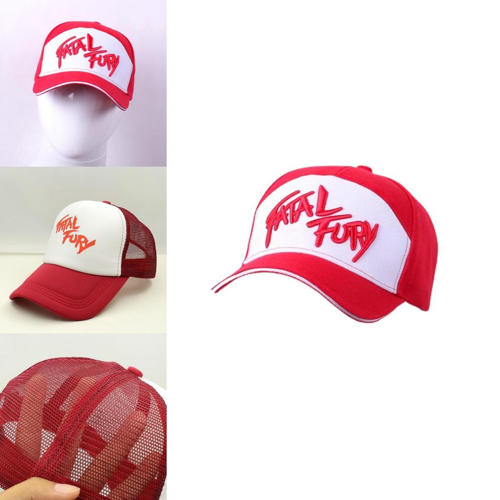 Fatal Fury Terry Bogard Inspired Embroidered Cotton Hat For Hip Hop And Street Style