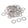 50pcs Metal Engine Oil Drain Plug Washer Gasket Open Size: 14mm