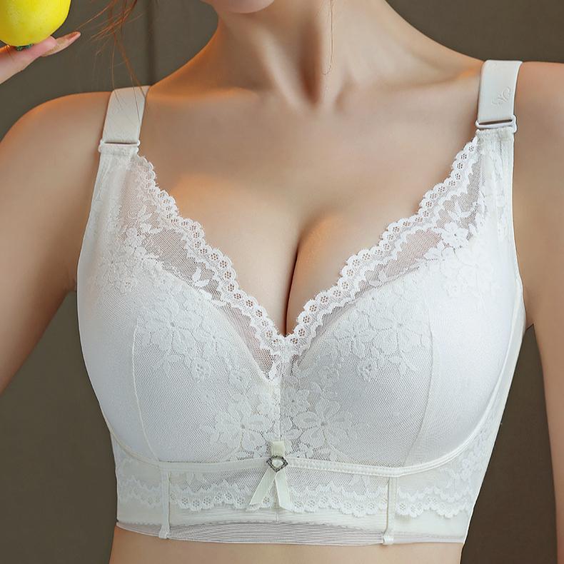 Underwear Women's Thin Bra Sexy Women's Large Size Converge Bra Collection Accessory Breast Anti Sagging Bra