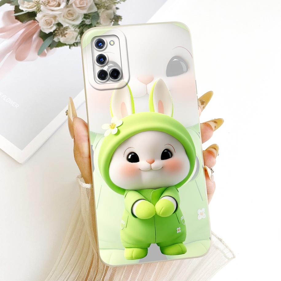 Case For OPPO A52 Cover CPH2061 CPH2069 Cute Cartoon Rabbit Cats Soft Silicone Shockproof Bumper For OPPO A72 A92 CPH2067 Shells