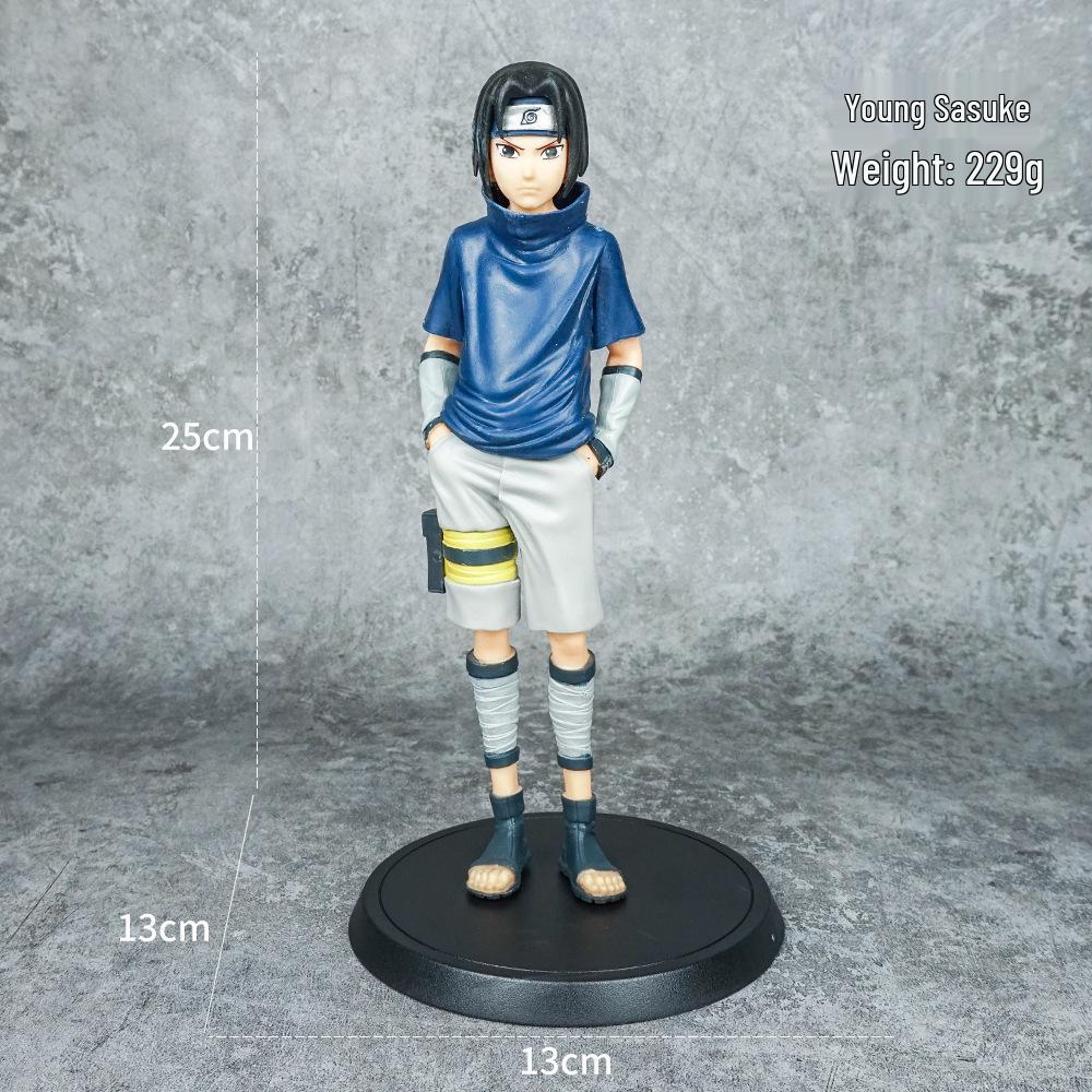 Anime Action Figure Display: Sasuke, Sakura, Itachi, Kakashi, Minato with Greatsword.