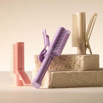 2in1 Scalable Curling Comb Anti-Static Head Massager Curl Hair Roller Brush Hair Styling Tool High Headtop Hairdressing Comb