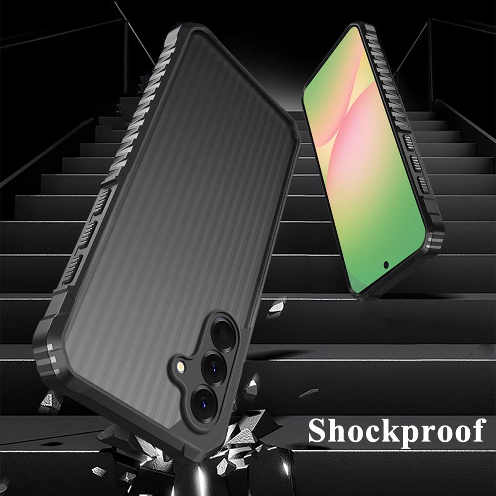 KEYSION Heavy Duty Shockproof Phone Case for Samsung A56 5G A36 A26 A16 4G Silicone+PC Translucent Matte Cover for Galaxy A17 5G