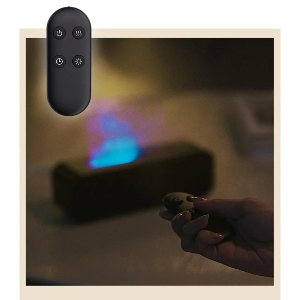 SoundCollecting Highmist Aroma Diffuser with Seven Color LED Flame Effect and 250ml Water Tank for Home Office
