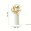 Cute Mini Fan Portable Handheld Fan Lightweight Handy Fan Pocket Low Noise Small Electric Fan for Student Gift Outdoor Fan 2025