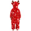Tuta Calda in Flanella con Design Animale per Bambini Piccoli, Maschi e Femmine