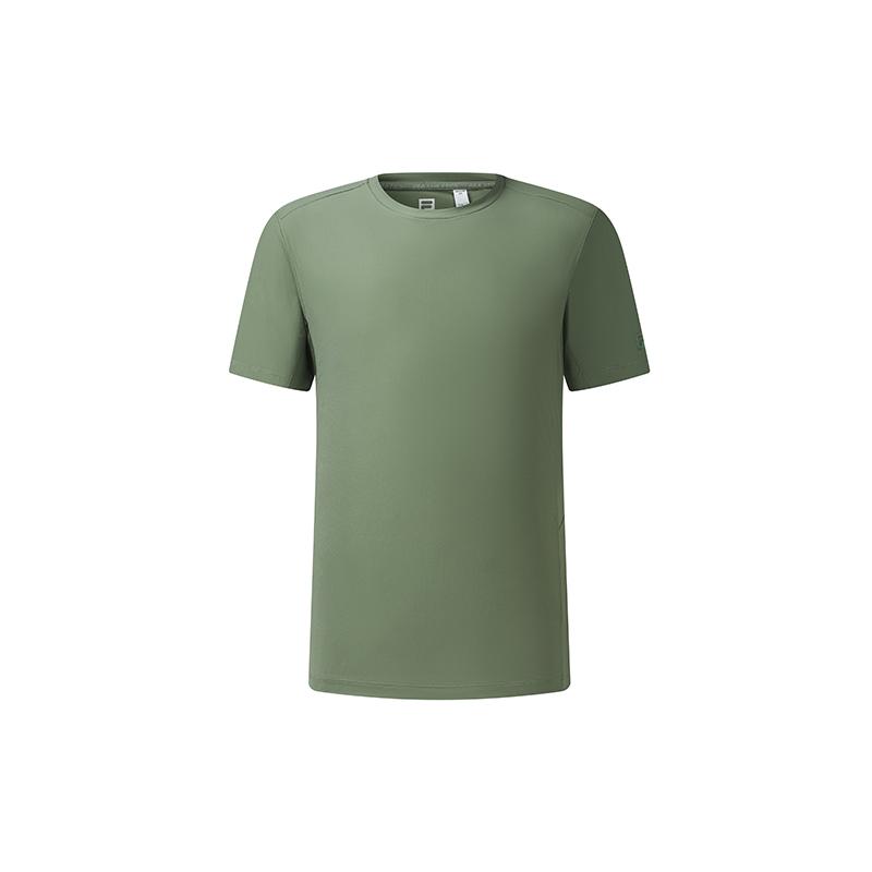 FILA Fitness Comfortable Simple Round Neck Short Sleeve T-Shirt Men tops A61M621104FKK M