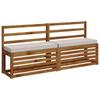 1 piece VUGHT bench cushion 100percent  polyester white 60 x 30 x 5 cm