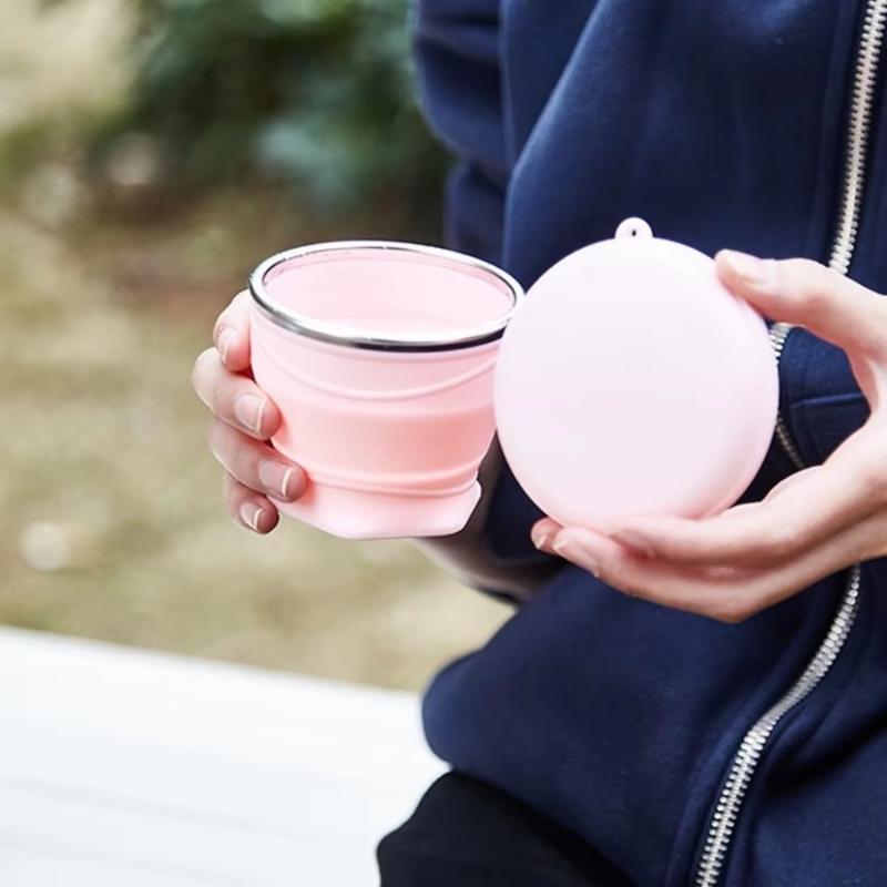 Collapsible Silicone Water Cup – Portable, Leak-Proof & Bpa-Free For Travel, Hiking, Camping, Gym, Office